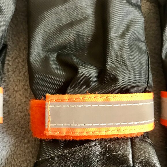 Dog Boots Rubber Non-Slippery Sole Double Clasp Light Reflective Stripes New - Picture 5 of 10